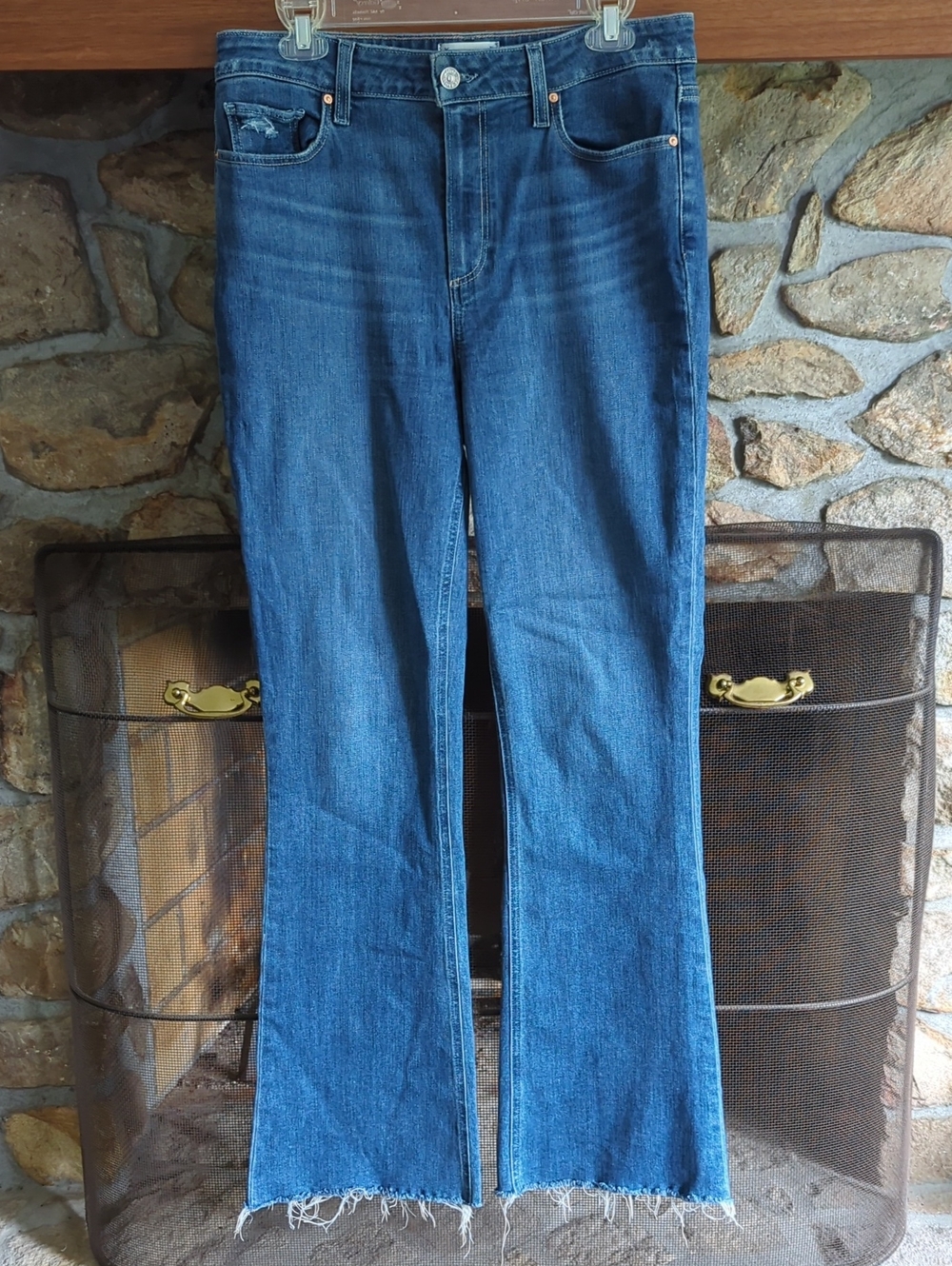 Paige High Rise Laurel Canyon Blue Jeans